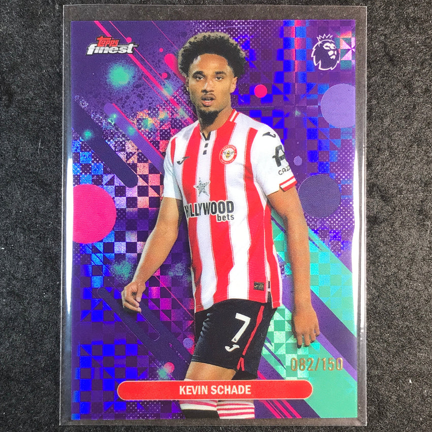 2026 Topps Finest Premier League KEVIN SCHADE Common Purple Checker /150 #13