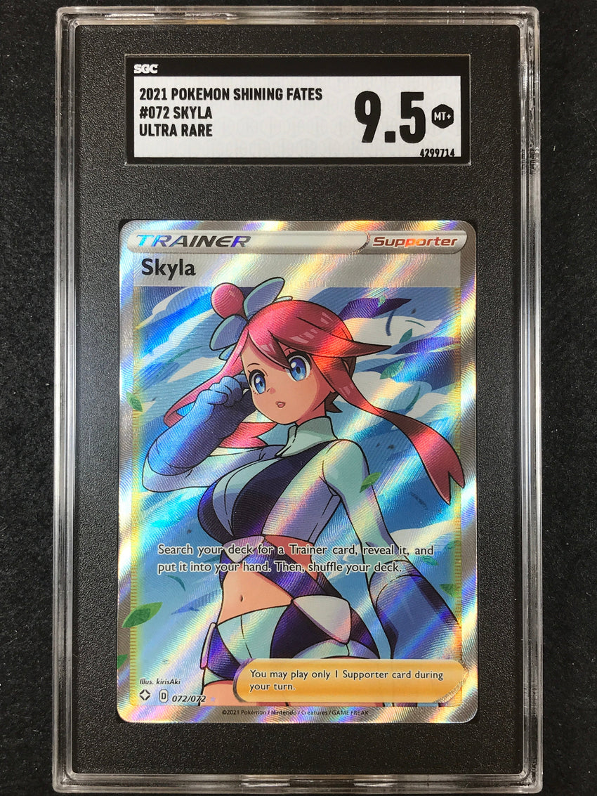 SGC 9.5 Skyla - 072/072 - Full Art Ultra Rare Shining Fates 714