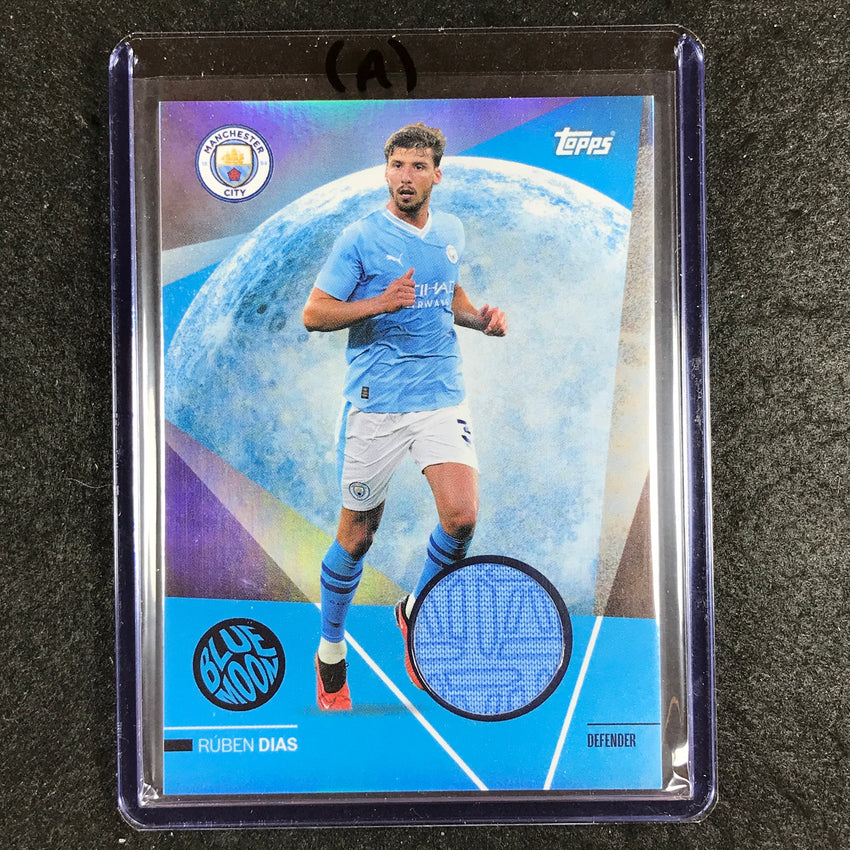 2023-24 Topps Manchester City RUBEN DIAS Blue Moon Jersey Relic #RD (A)