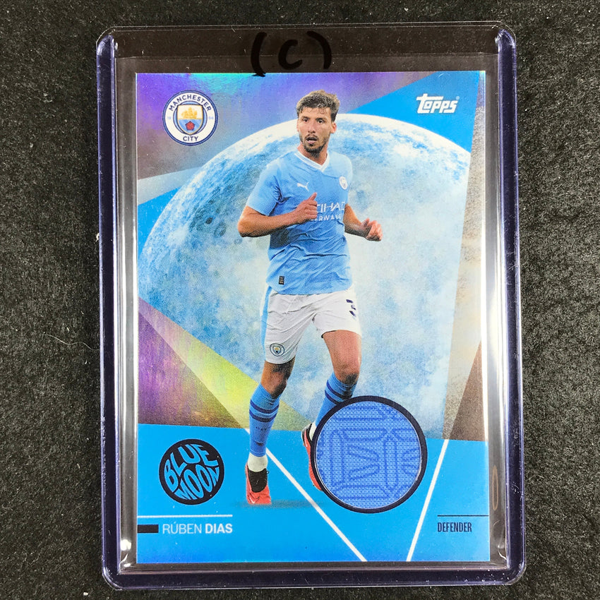 2023-24 Topps Manchester City RUBEN DIAS Blue Moon Jersey Relic #RD (C)