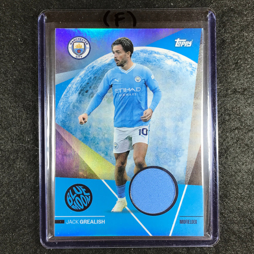 2023-24 Topps Manchester City JACK GREALISH Blue Moon Jersey Relic #JG (F)