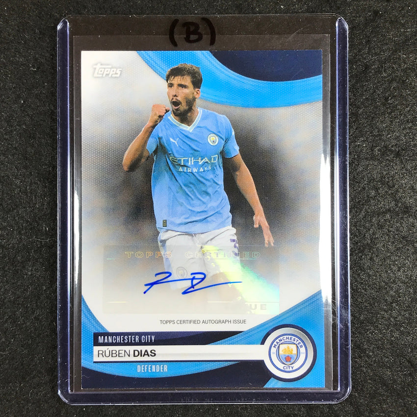 2023-24 Topps Manchester City RUBEN DIAS Base Auto #RD (B)