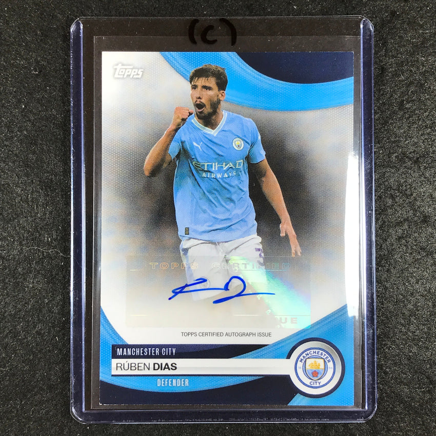 2023-24 Topps Manchester City RUBEN DIAS Base Auto #RD (C)