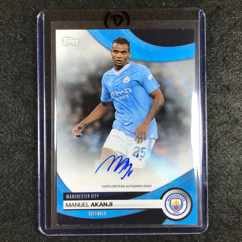 2023-24 Topps Manchester City MANUEL AKANJI Base Auto #MA (D)