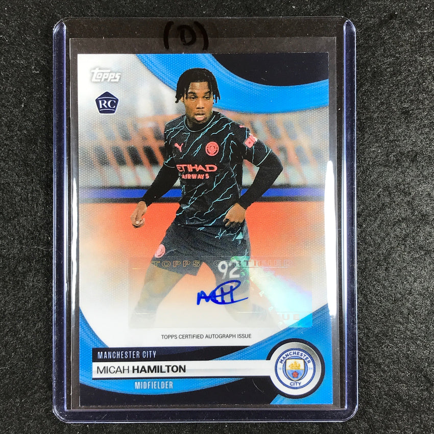 2023-24 Topps Manchester City MICAH HAMILTON Base Rookie Auto #MH (D)