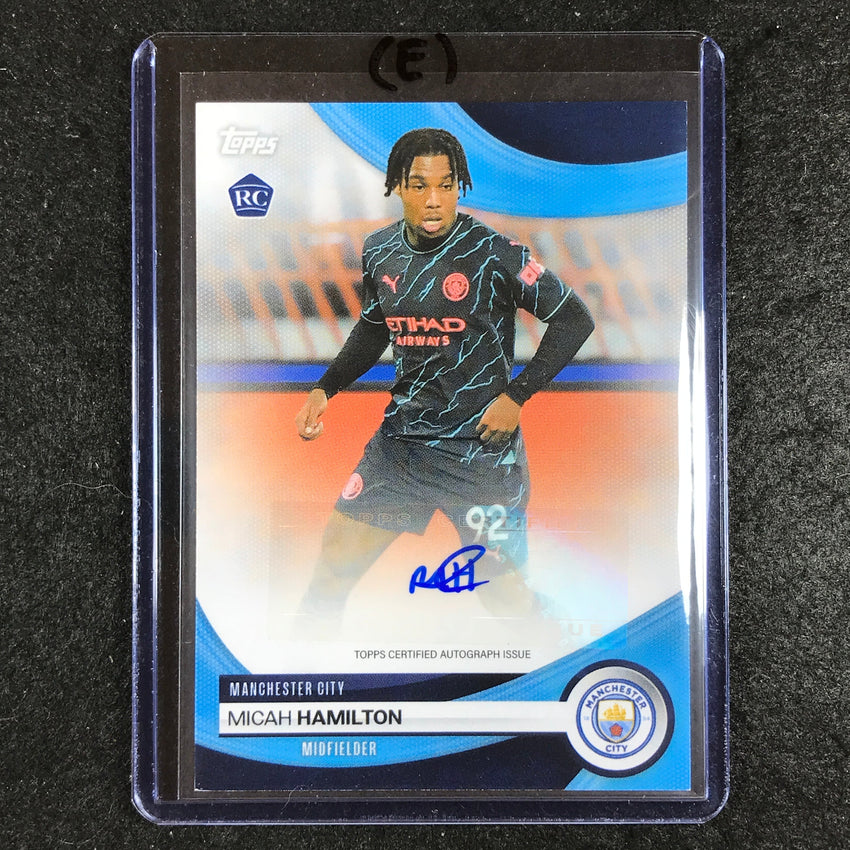 2023-24 Topps Manchester City MICAH HAMILTON Base Rookie Auto #MH (E)