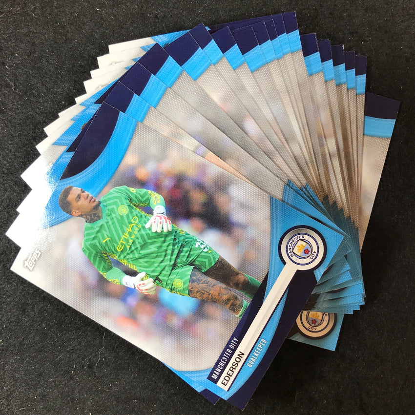 2023-24 Topps Manchester City COMPLETE BASE TEAM SET Complete Base Set #1 - #25