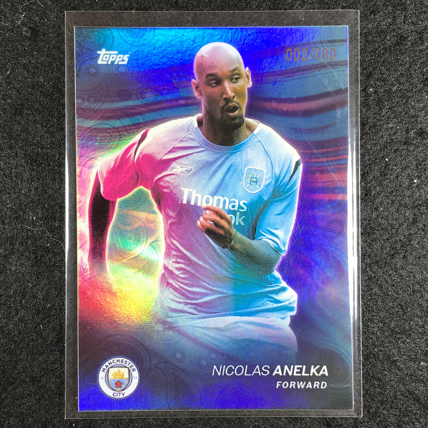 2023-24 Topps Manchester City NICOLAS ANELKA Game On Aqua Foil 2/180 #31