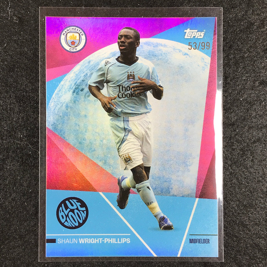 2023-24 Topps Manchester City SHAUN WRIGHT-PHILLIPS Blue Moon Pink 53/99 #41