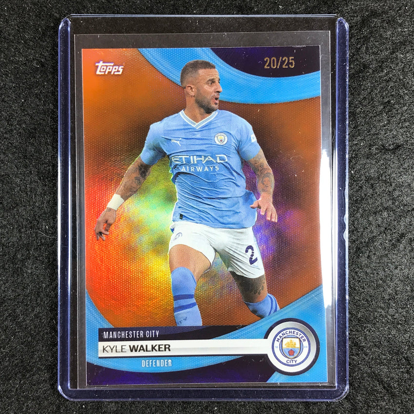 2023-24 Topps Manchester City KYLE WALKER Base Orange Foil 20/25