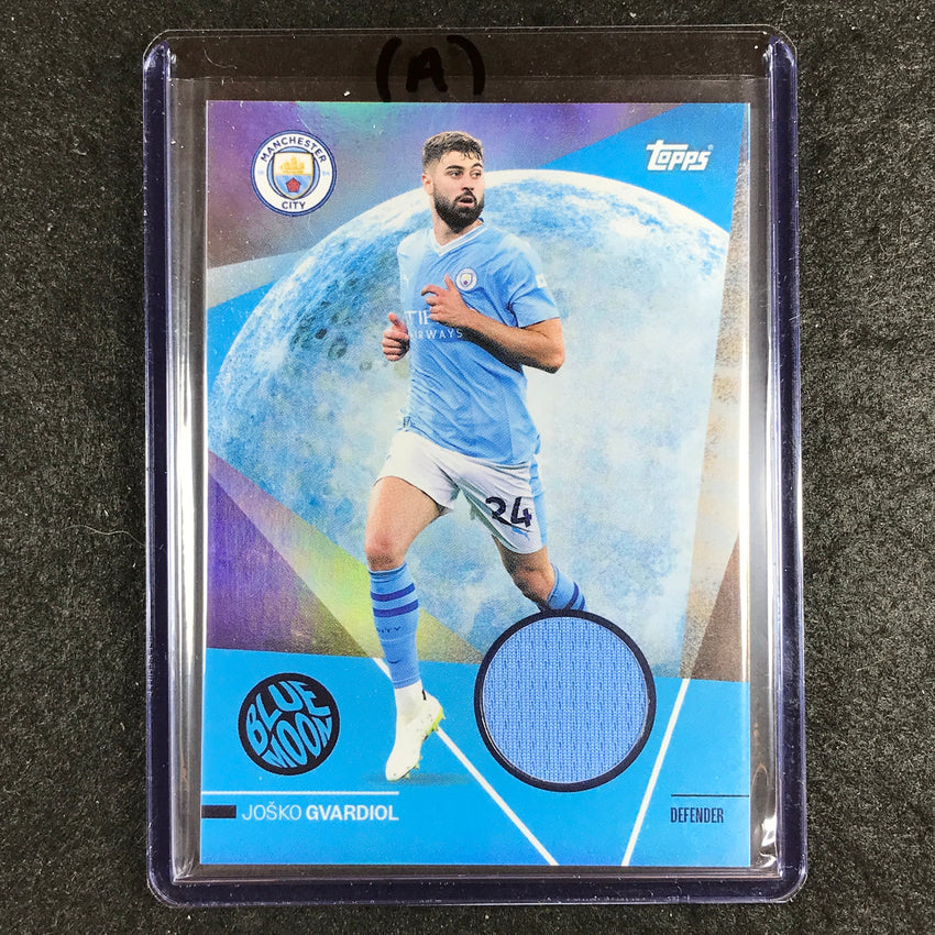 2023-24 Topps Manchester City JOSKO GVARDIOL Blue Moon Jersey Relic #GV (A)