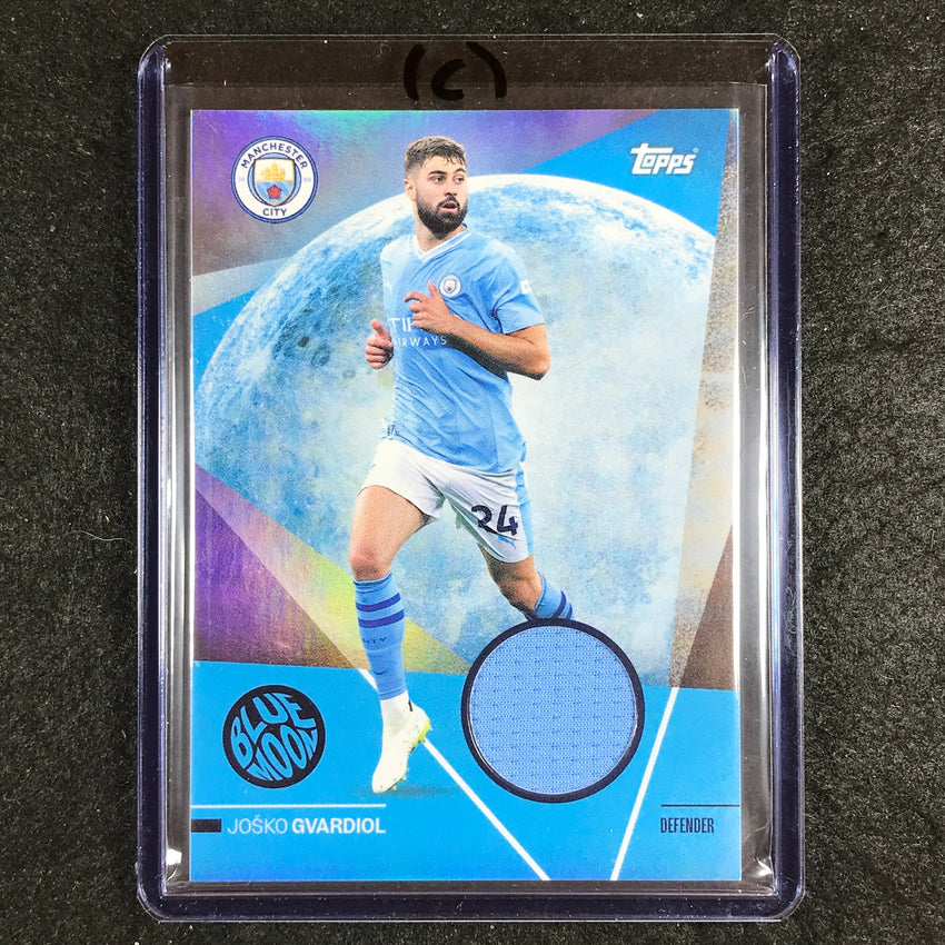2023-24 Topps Manchester City JOSKO GVARDIOL Blue Moon Jersey Relic #GV (C)
