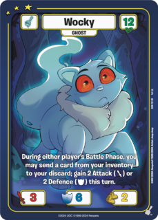 Wocky (Ghost) - DON-115 - SR - Neopets TCG  Defenders of Neopia 1st Edition