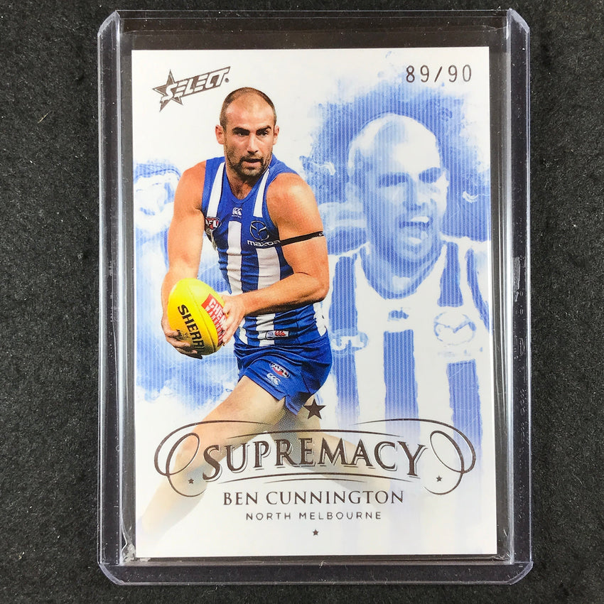 2019 Select AFL Supremacy BEN CUNNINGTON Base 89/90