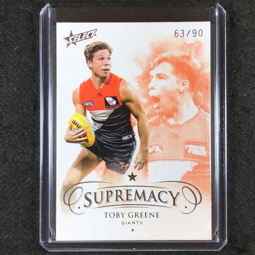 2019 Select AFL Supremacy TOBY GREENE Base 63/90
