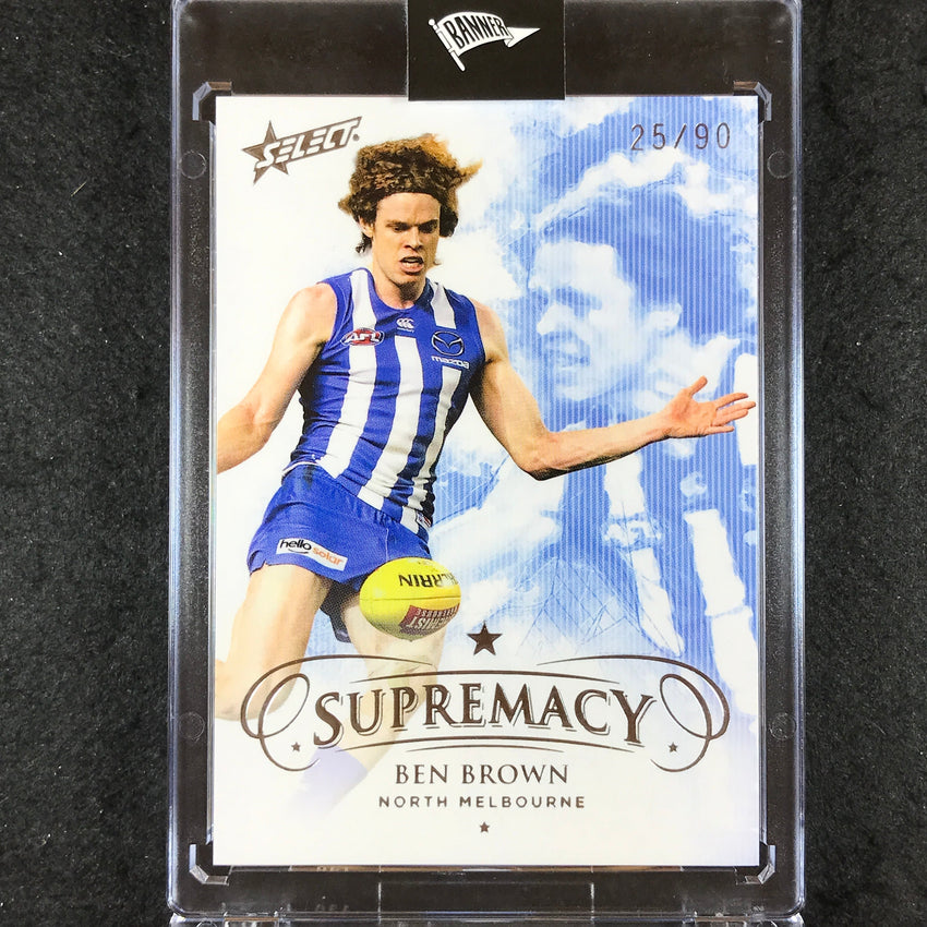 2019 Select AFL Supremacy BEN BROWN Base 25/90