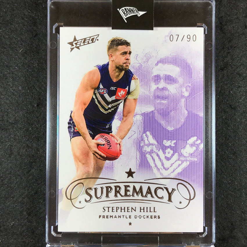2019 Select AFL Supremacy STEPHEN HILL Base 07/90