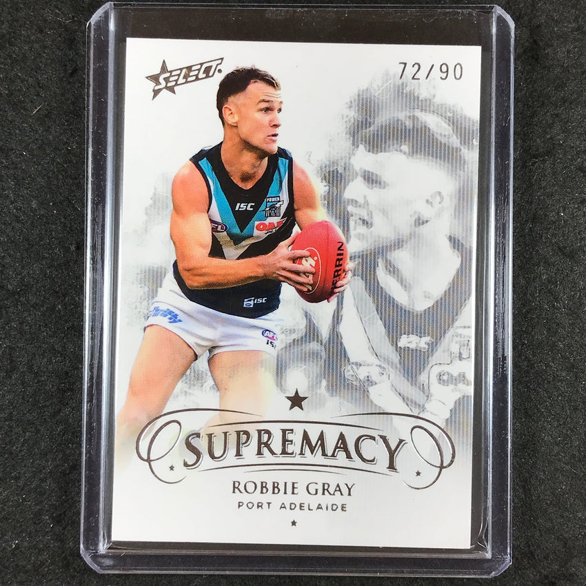 2019 Select AFL Supremacy ROBBIE GRAY Base 72/90