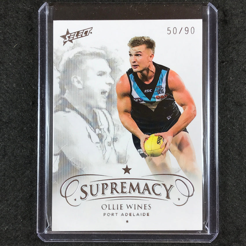2019 Select AFL Supremacy OLLIE WINES Base 50/90