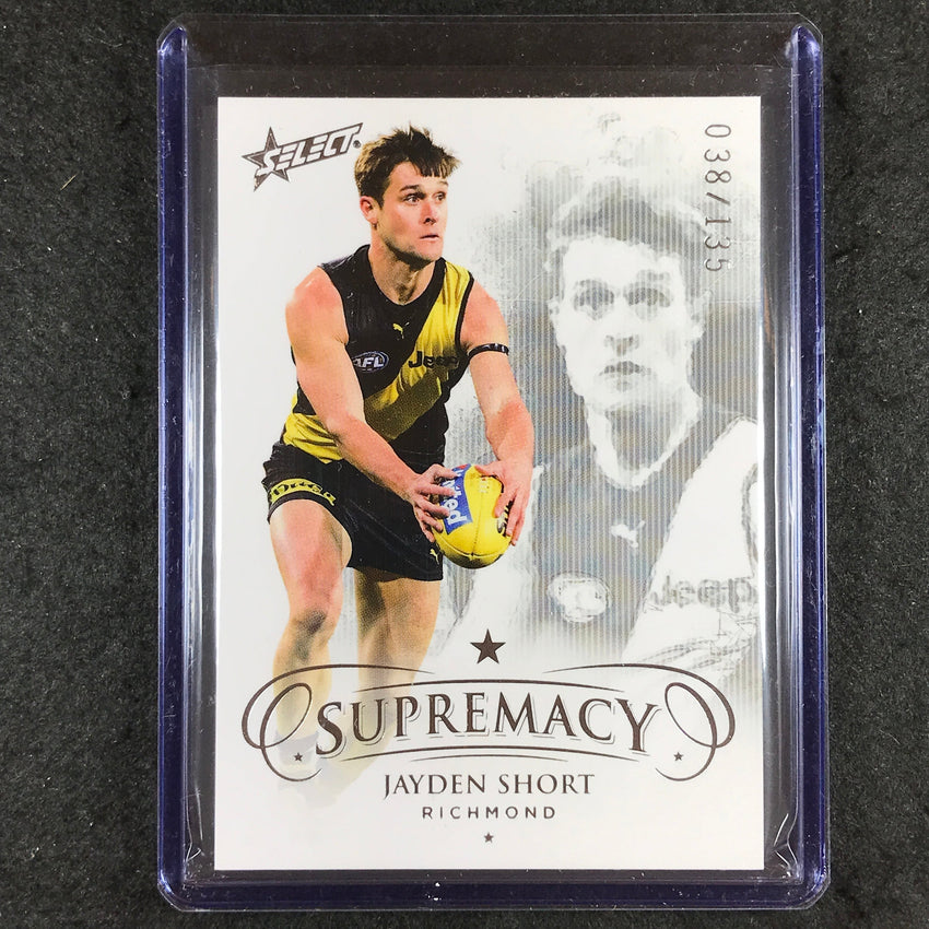 2021 Select AFL Supremacy JAYDEN SHORT Base 38/135