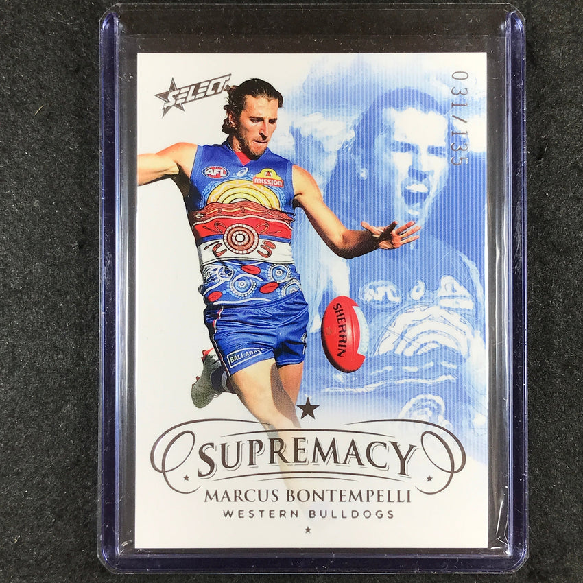 2021 Select AFL Supremacy MARCUS BONTEMPELLI Base 31/135