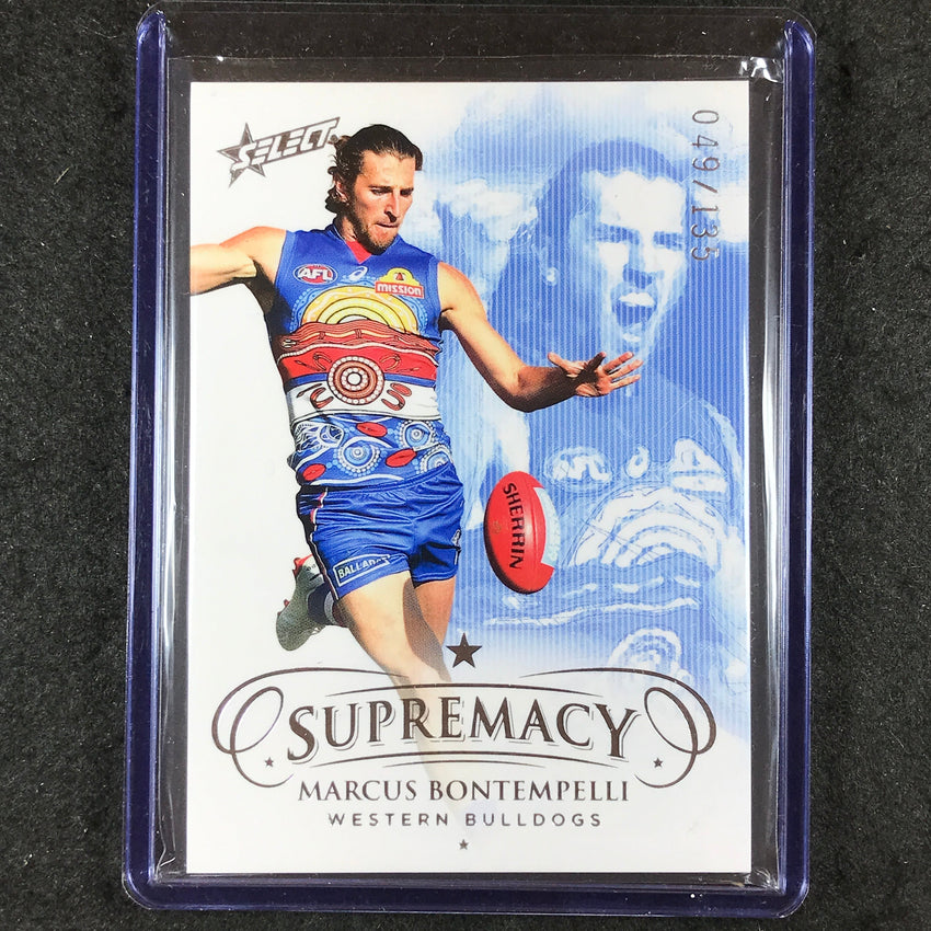 2021 Select AFL Supremacy MARCUS BONTEMPELLI Base 49/135