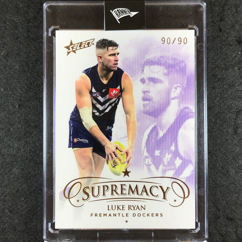 2021 Select AFL Supremacy LUKE RYAN Base Gold 90/90
