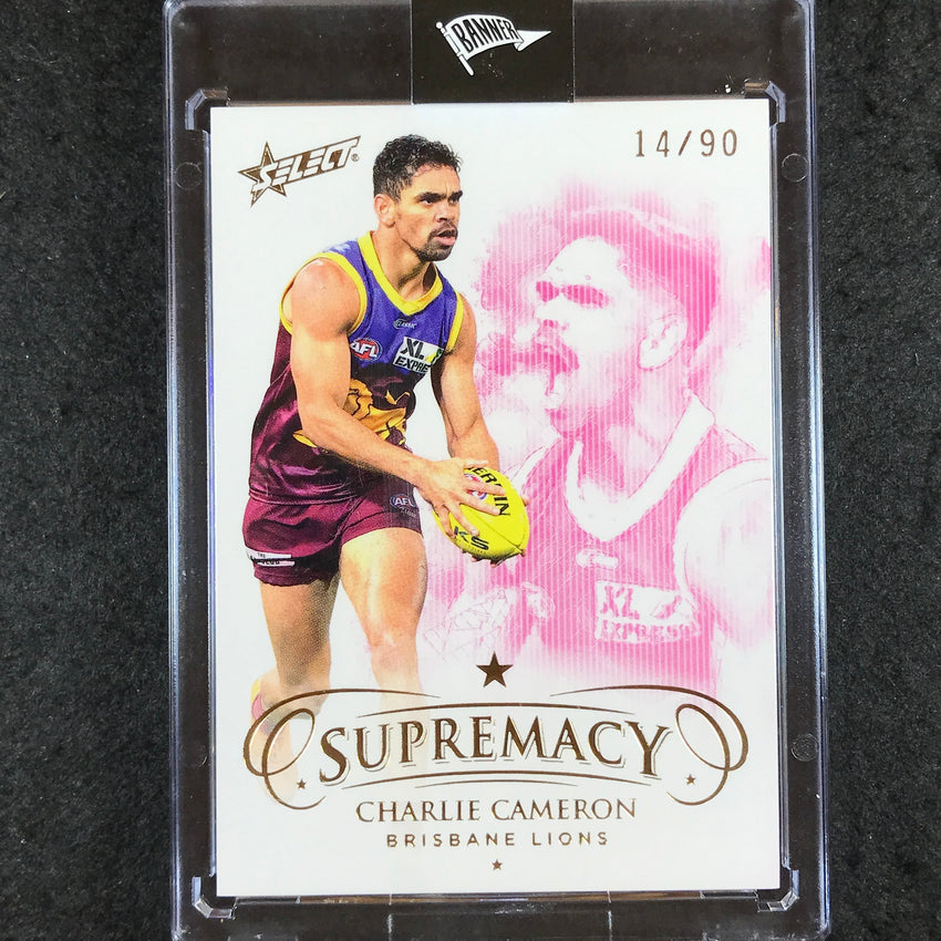 2021 Select AFL Supremacy CHARLIE CURNOW Base Gold 14/90
