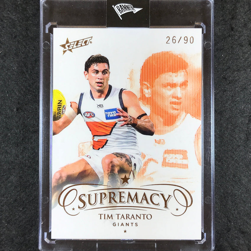 2021 Select AFL Supremacy TIM TARANTO Base Gold 26/90