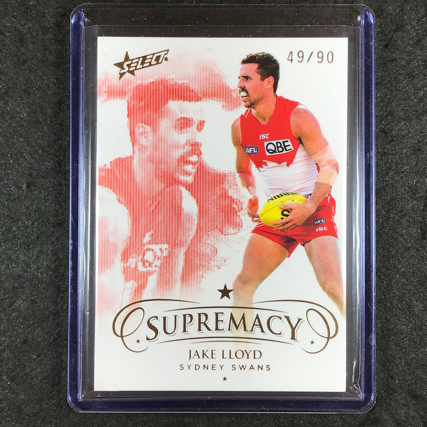 2021 Select AFL Supremacy JAKE LLOYD Base Gold 49/90