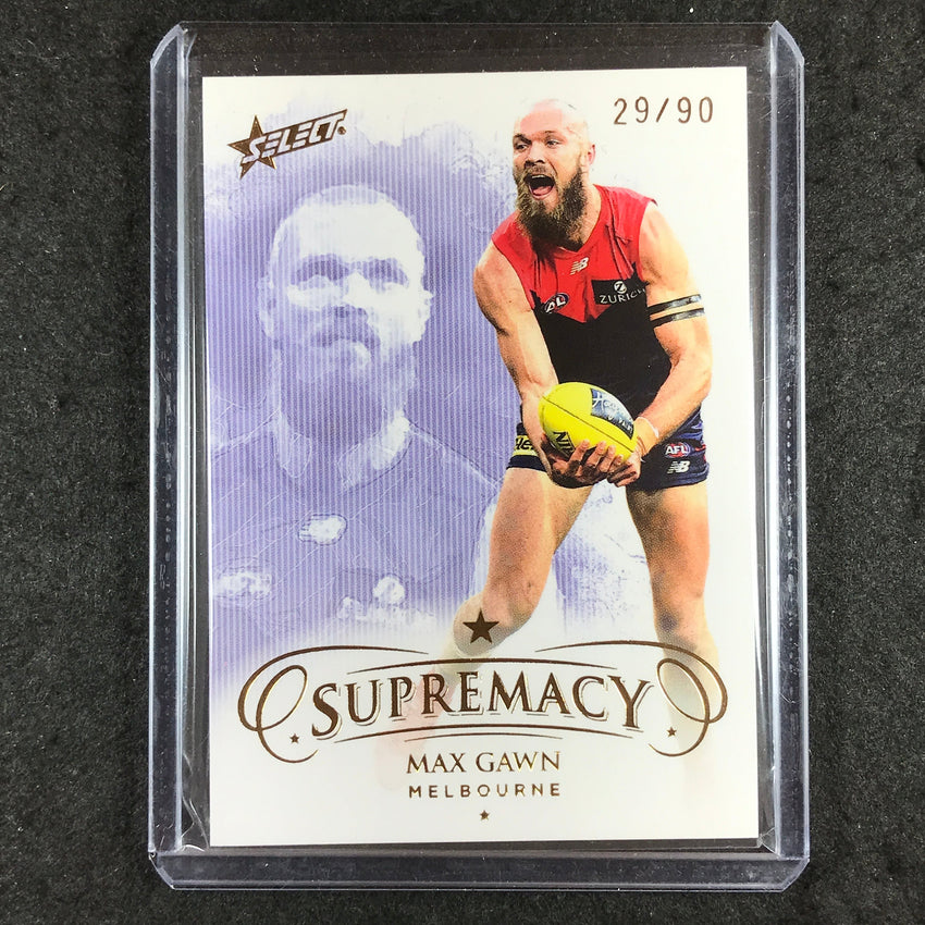 2021 Select AFL Supremacy MAX GAWN Base Gold 29/90