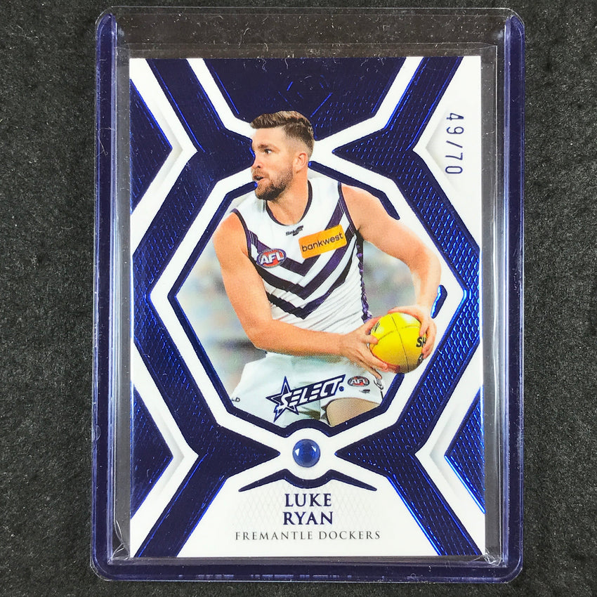 2023 Select AFL Gem LUKE RYAN Sapphire 49/70