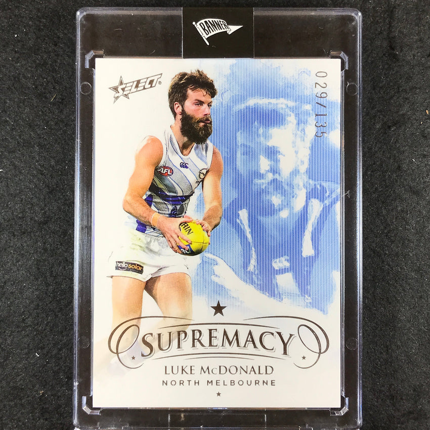 2021 Select AFL Supremacy LUKE MCDONALD Base 29/135