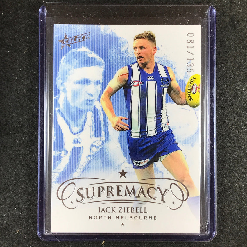 2021 Select AFL Supremacy JACK ZIEBELL Base 81/135