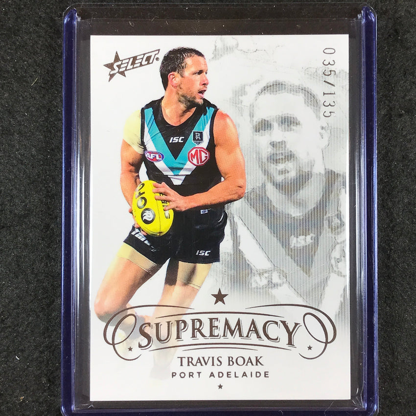2021 Select AFL Supremacy TRAVIS BOAK Base 35/135