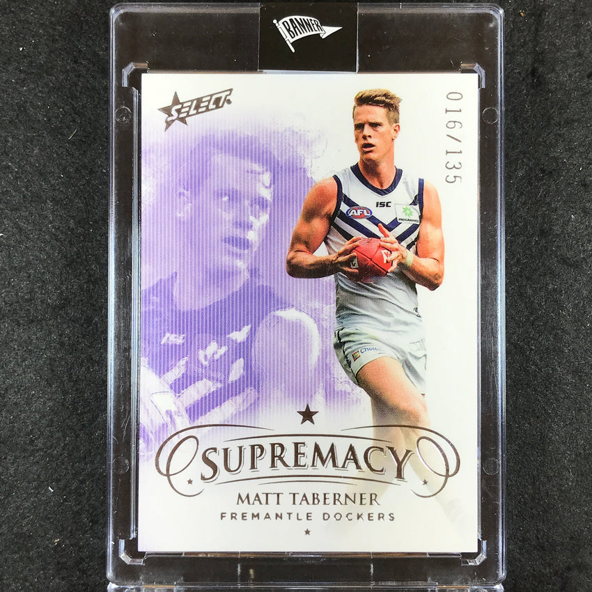 2021 Select AFL Supremacy MATT TABERNER Base 16/135