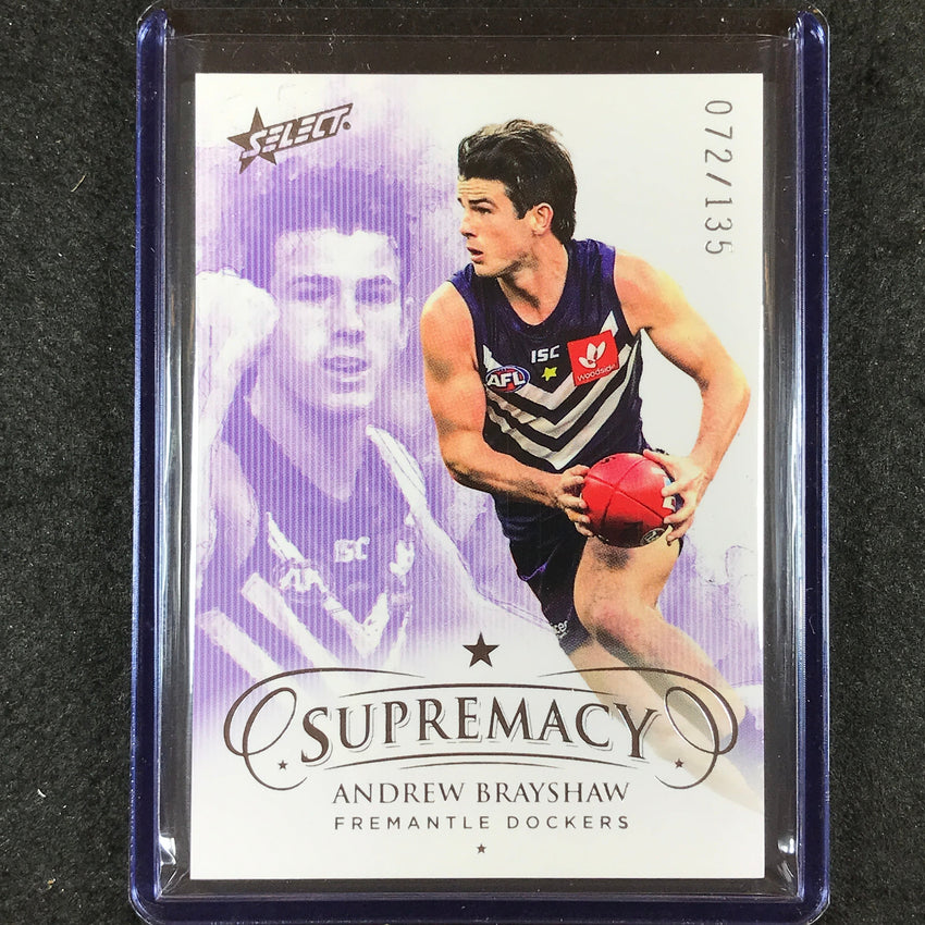 2021 Select AFL Supremacy ANDREW BRAYSHAW Base 72/135