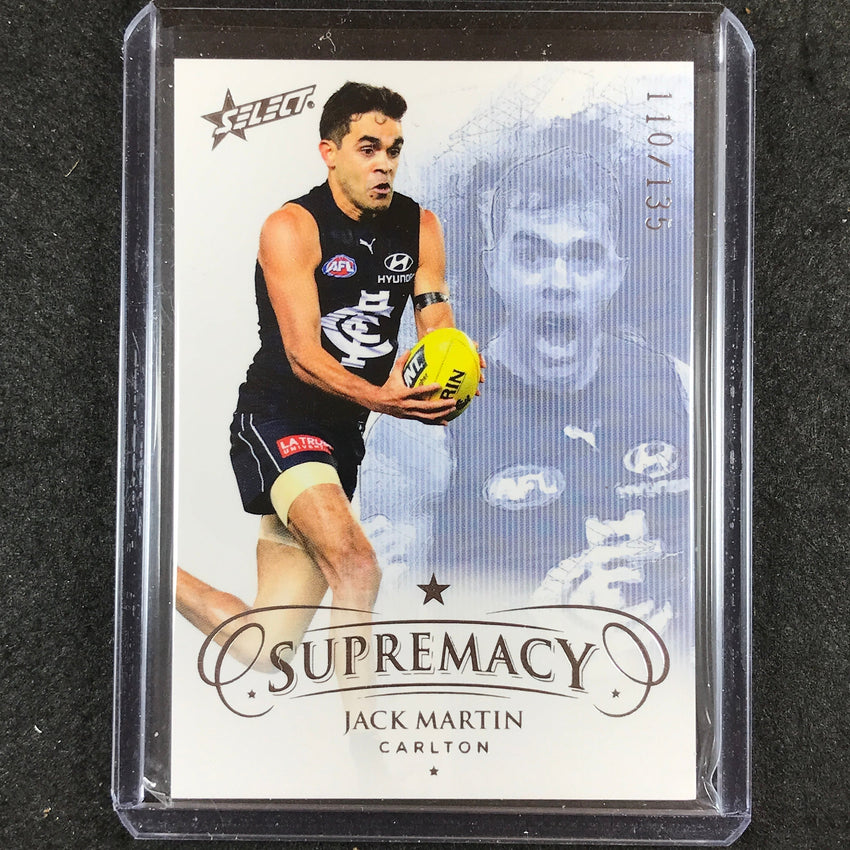 2021 Select AFL Supremacy JACK MARTIN Base 110/135