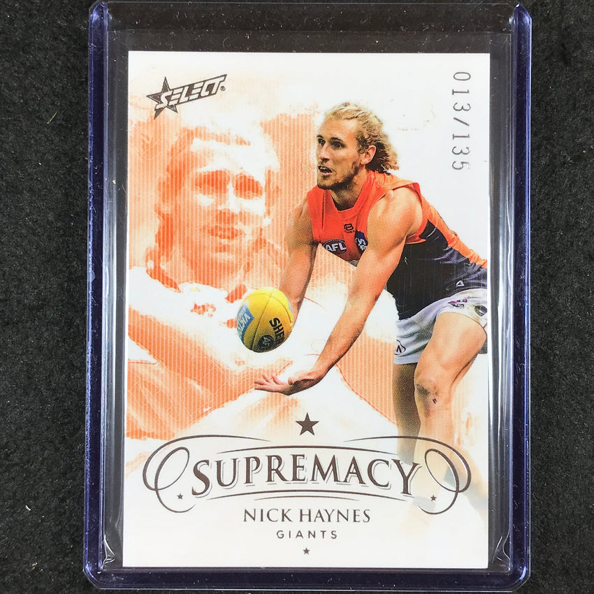 2021 Select AFL Supremacy NICK HAYNES Base 13/135