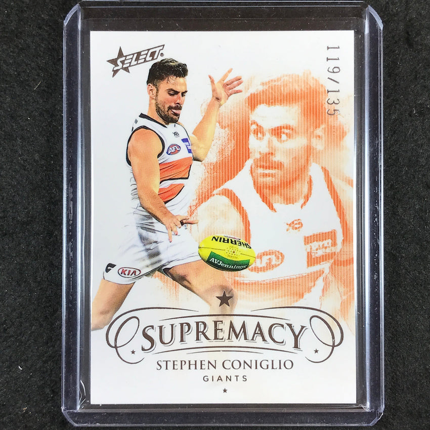 2021 Select AFL Supremacy STEPHEN CONIGLIO Base 119/135