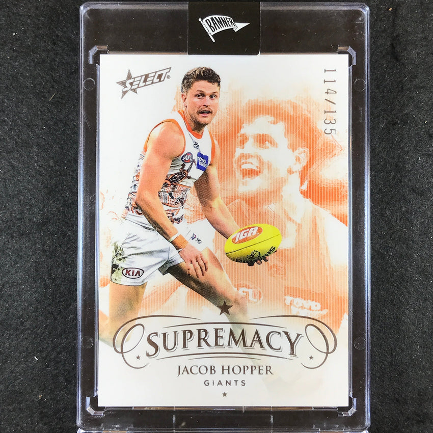 2021 Select AFL Supremacy JACOB HOPPER Base 114/135