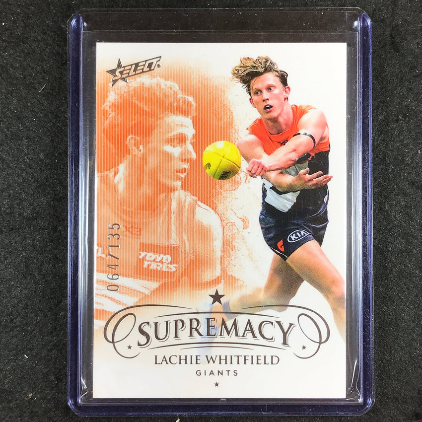 2021 Select AFL Supremacy LACHIE WHITFIELD Base 64/135
