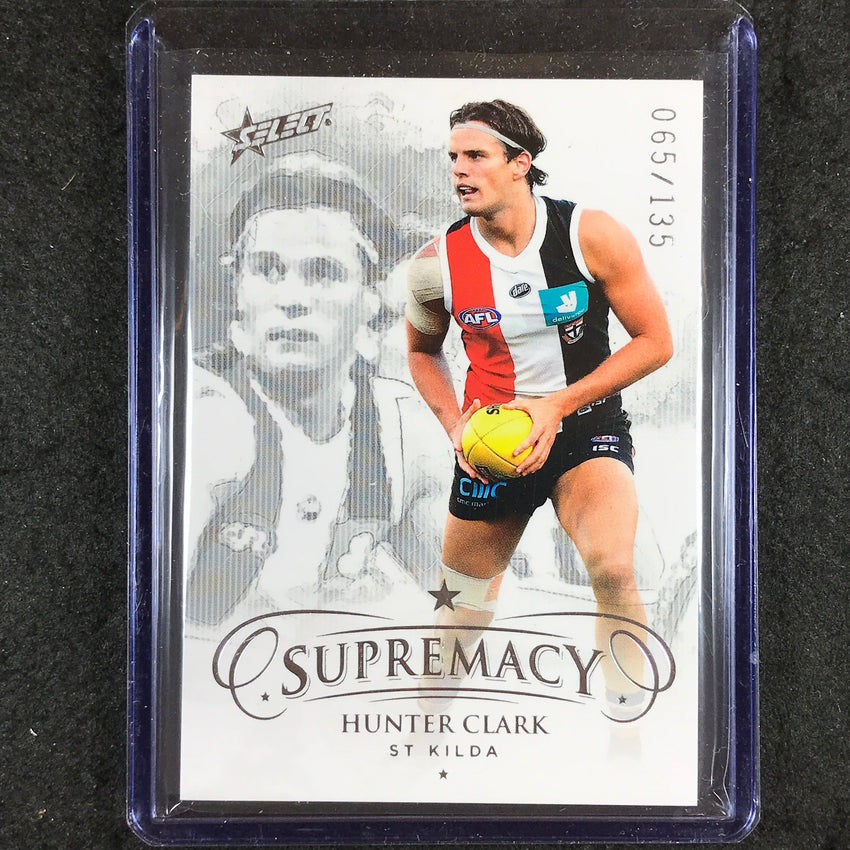 2021 Select AFL Supremacy HUNTER CLARK Base 65/135