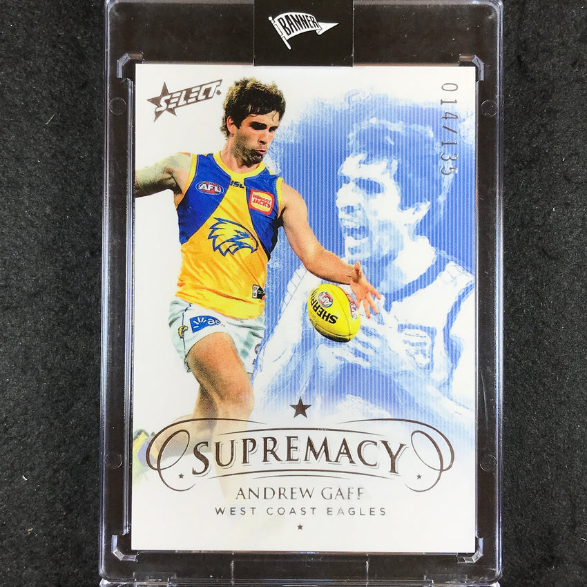 2021 Select AFL Supremacy ANDREW GAFF Base 14/135