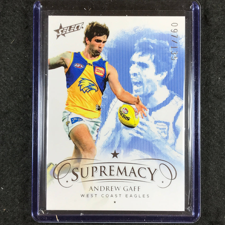 2021 Select AFL Supremacy ANDREW GAFF Base 97/135