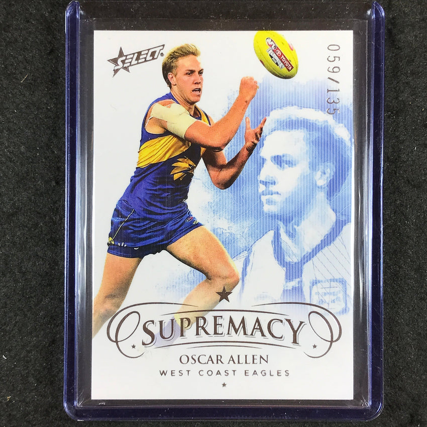 2021 Select AFL Supremacy OSCAR ALLEN Base 59/135
