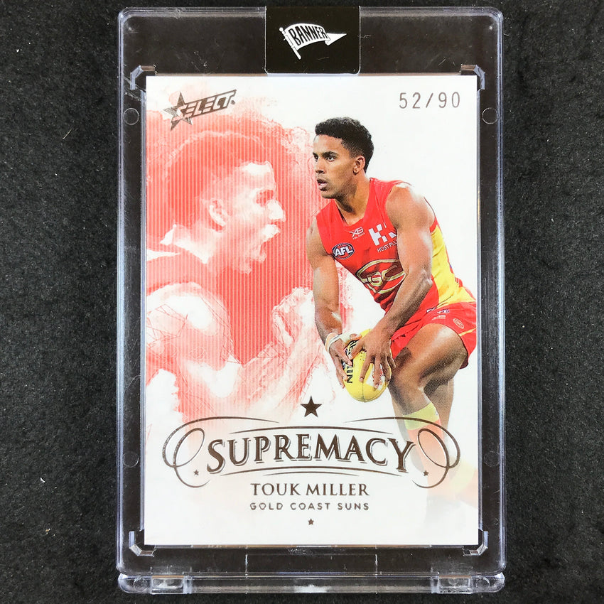 2019 Select AFL Supremacy TOUK MILLER Base 52/90