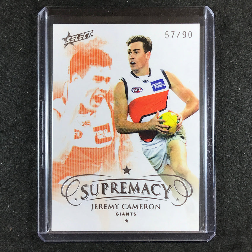 2019 Select AFL Supremacy JEREMY CAMERON Base 57/90