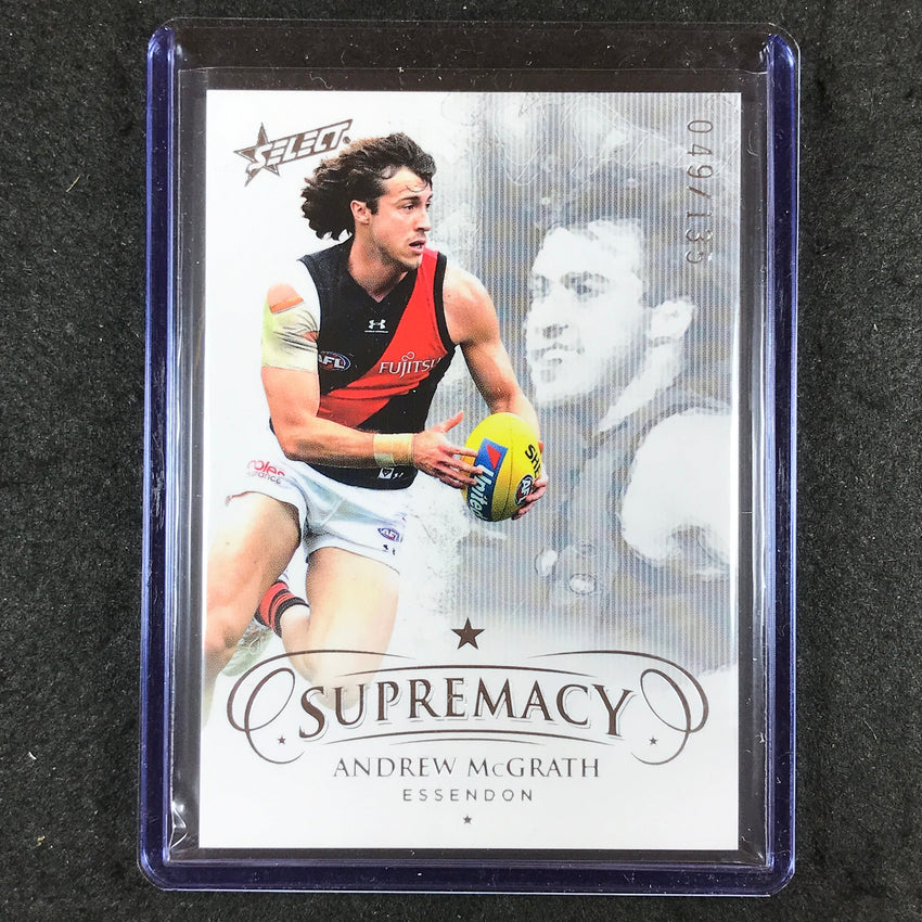 2021 Select AFL Supremacy ANDREW MCGRATH Base 49/135