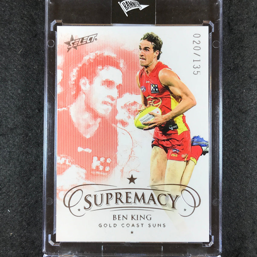 2021 Select AFL Supremacy BEN KING Base 20/135